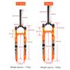Jejy Mountain Bike Front Suspension Fork 27.5/29 Inch 1-1/8" Straight Tube, with Tortoise and Hare Adjustment Bicycle Manual Lockout/Remote Lockout Air Forks view 2