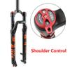 Jejy Mountain Bike Front Suspension Fork 27.5/29 Inch 1-1/8" Straight Tube, with Tortoise and Hare Adjustment Bicycle Manual Lockout/Remote Lockout Air Forks view 3