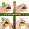 TOODOO 6 Pack Hand Tally Counter 4 Digit Mechanical Palm Clicker Plastic Hand Held Counter Clicker with Metal Finger Ring for School Golf Sports Events Office Stadium(Bright Color) view 4