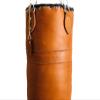 Geoffrey Vintage TAN Leather Boxing Gym Punching TraIng Bag with Chains - Retro 100CM view 2
