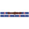 Smathers & Branson Atlanta Braves Cooperstown Needlepoint Belt in Blue view 3