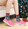 Ayla 12 Pairs Pack Kids Girls Colorful Creative Fun Novelty Design Crew Socks (6-8, Christmas) view 2