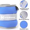Ankle Weights (1 Pair), Wrist Arm Hand & Leg Weighted for Women Men Children for Exercise, Gym Workout, Walking, Jogging, Aerobics, Yoga, Dancing - 10 LBS Pair(5 lbs each), Dark Blue view 2