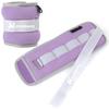 Ankle Weights (1 Pair), Wrist Arm Hand & Leg Weighted for Women Men Kids for Exercise, Strength Training, Jogging, Aerobics, Yoga, Dancing - 2 LBS Pair(1 lb each), Purple view 1
