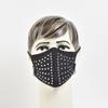 3 PC Black Rhinestone Crystal Glitter Sparkle Bling Reusable Face Mask Protector view 1
