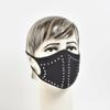 3 PC Black Rhinestone Crystal Glitter Sparkle Bling Reusable Face Mask Protector view 3