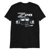1971 Camaro Z28 Black Classic Muscle Car Owner's Short-Sleeve Unisex T-Shirt view 1
