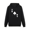 BAIKUTOUAN Ace of Spades Poker Men's Hoodies Pullover Casual Sweatshirts with Pockets Design view 1