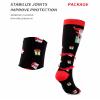 WSYKC Compression Socks, Santa Pattern Compression Socks, Outdoor Sports Elastic Socks, Relieve Fatigue, Socks Suitable for People Who Exercise or Stand for a Long Time S/M view 4