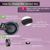 GYL 10 x 2.125 Inner Tube Replacement for Hiboy S2 Pro MAX Ninebot D40x D18W F30 F40 F65 Gotrax G4 Gmax Ultra Nanrobot D4 5 6+ Electric Scooter, 10x2/54-152 Smart Self Balancing Bike Wheel view 3