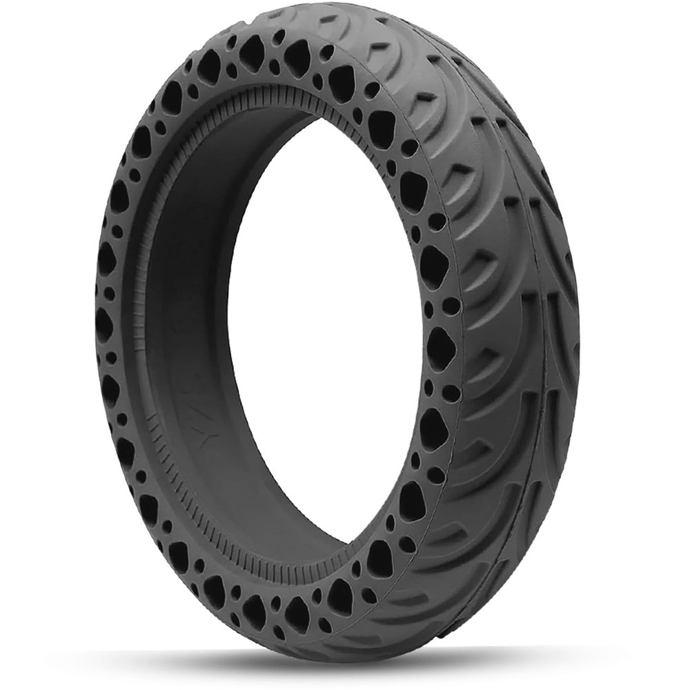 GYL 60/70-6.5 Solid Tire: 10 Inch Scooter Tires Replacement for Segway Ninebot MAX G30 G30P G2 Gotrax G4 G5 G6 Electric Scooter, 10x2.50-6.5 Tubeless Honeycomb Front Rear Wheels
