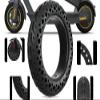 GYL 60/70-6.5 Solid Tire: 10 Inch Scooter Tires Replacement for Segway Ninebot MAX G30 G30P G2 Gotrax G4 G5 G6 Electric Scooter, 10x2.50-6.5 Tubeless Honeycomb Front Rear Wheels view 3