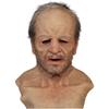 Dan&Dre Halloween Latex Old Man Face Cover Halloween Fancy Dress Head for Masquerade Realistic Headgear, One Size view 1