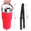 2 Pack 30oz Tumbler Carrier Holder,DanziX Neoprene Sleeve Replacement with Carrying Handle-Red view 2