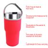 2 Pack 30oz Tumbler Carrier Holder,DanziX Neoprene Sleeve Replacement with Carrying Handle-Red view 3