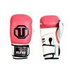 Pink Gel Powerlock Gloves Women's Leather Boxing Gloves 12 oz Punching Gloves view 2