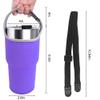 2 Pack 30oz Tumbler Carrier Holder,DanziX Neoprene Sleeve Replacement with Carrying Handle-Purple view 2