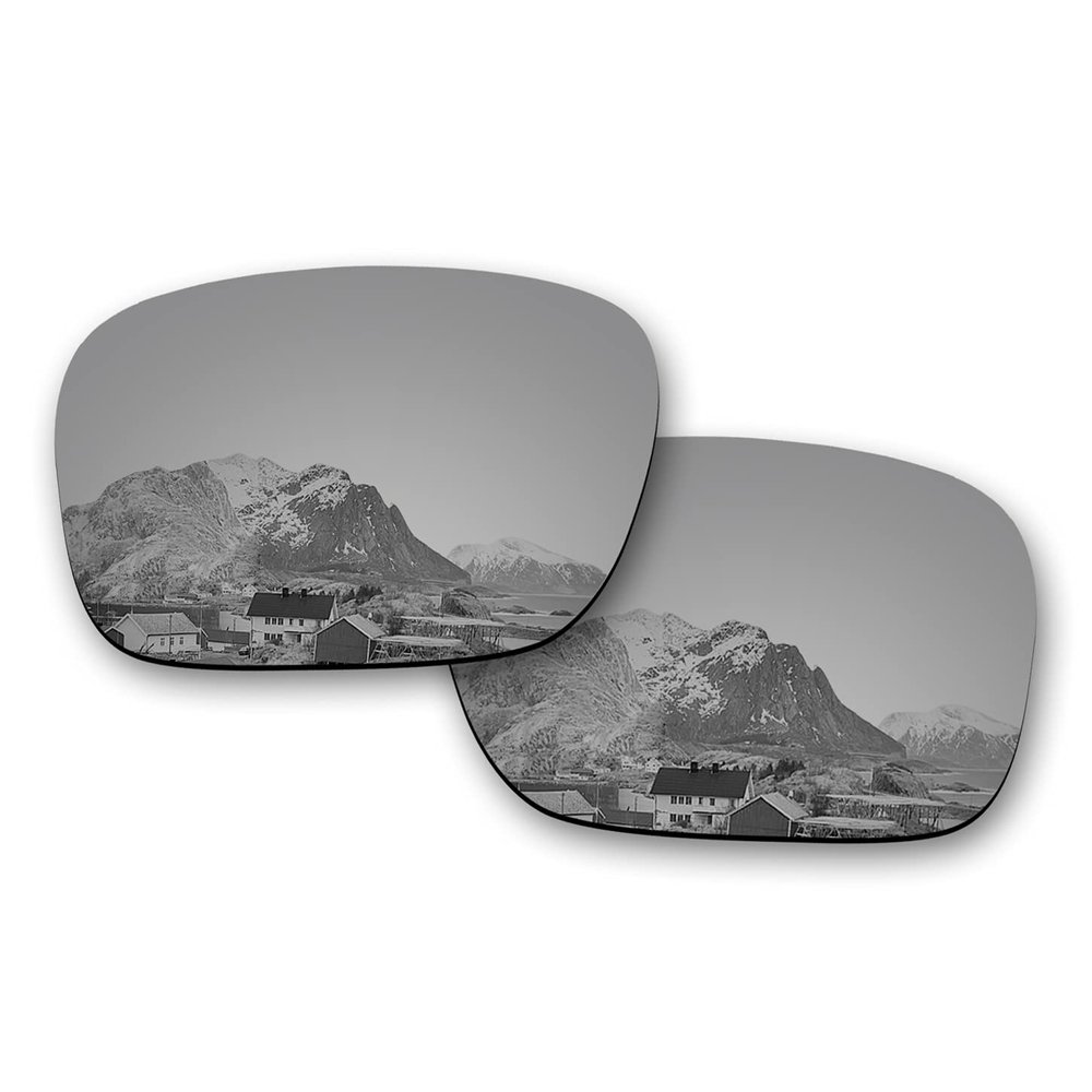 Puzzley Mirror Polarized Replacement Lenses for RayBan RB4264-58 Chromance Sunglasses - Silver Mirror Polarized