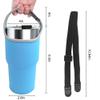 2 Pack 30oz Tumbler Carrier Holder,DanziX Neoprene Sleeve Replacement with Carrying Handle-Blue view 2
