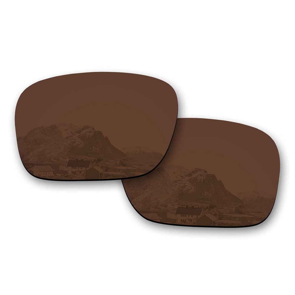 Puzzley Mirror Polarized Replacement Lenses for RayBan RB4264-58 Chromance Sunglasses - Retro Brown Polarized