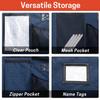 VISEMAN 15-Pocket Baseball Dugout Organizer - Hanging Equipment Rack for Helmets & Gloves - Includes 7 Fence Hooks & Carry Bag - Softball Team Gear view 3