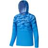 BASSDASH Youth UPF50+ Performance T Shirt with Hood Long Sleeve Fishing Hiking Sun Shirt FS03Y view 1