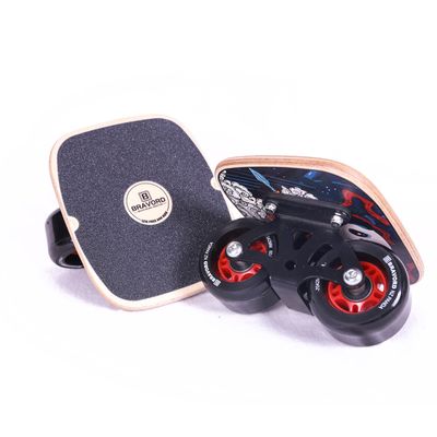 BRAVORD NZ Panda Roller Road Drift Skate with Cool Maple Deck Anti-Slip, Freeline Skate with PU Wheels and High Speed Bearings