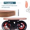 BRAVORD NZ Panda Roller Road Drift Skate with Cool Maple Deck Anti-Slip, Freeline Skate with PU Wheels and High Speed Bearings view 4