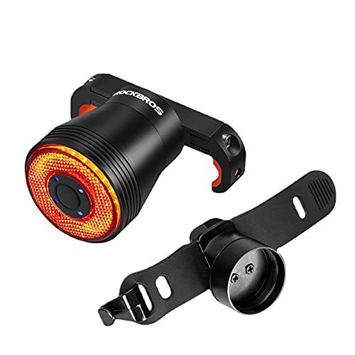 DDER New Bicycle Smart Auto Brake Sensing Light IPx6 Waterproof LED Charging Cycling Taillight Bike Rear Light Accessories (4)