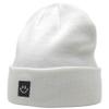 55cube Beanie Hats for Men Women White view 1