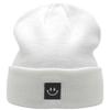 55cube Beanie Hats for Men Women White view 4