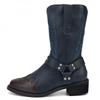 Bcshiye Women's Mid Calf Riding Winter Boots Fashion Winter Snow Low Heel Combat Boots Slip On Retro Chelsea Boots view 3