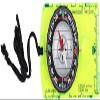 NCRD Multifunctional Compass Handheld Compass ith Magnetic Needle and Directional Arrow, Orienting Lines Compass and Lanyard view 4