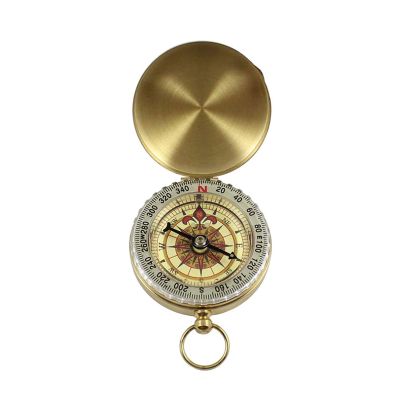 NCRD Camping Survival Compass Metal Pocket Compass Kids Compass for Hiking Camping Hunting Outdoor Navigation Tool