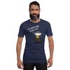 Greetings Warrior - Namazu Fantasy Short-Sleeve Unisex T-Shirt Navy view 1
