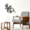Wildlife Calling Fishing Deer Duck Hunting Metal Art Wall Sign Copper / 12" view 2