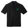 J2 Sport Slippery Rock Mens Adult Polo  NCAA Collegiate Short Sleeve Polo Shirt Black view 1