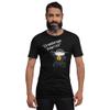 Greetings Warrior - Namazu Fantasy Short-Sleeve Unisex T-Shirt Black Heather view 1
