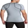 ATHLIO Men's Cool Dry Short Sleeve Compression Shirts, Sports Baselayer T-Shirts Tops, Athletic Workout Shirt, 3pack Black/Cloud Grey/Neon Pink, X-Large view 4