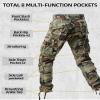AKARMY Men's Fleece Lined Hiking Pants Outdoor Cargo Pants Casual Work Ski Pants with 8 Pockets 3358 C29 Camo 38 view 3