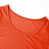 Long Sleeve Crop Tops for Women Workout Basic Clothes for Teen Ladies Fitted Slim Scoop Neck Cute Yoga Shirts (Orange, Small) view 4