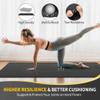 CAMBIVO Extra Wide Yoga Mat for Women and Men (72"x 32"x 1/4"), SGS Certified, Non-slip Large TPE Exercise Fitness Mat for Yoga, Pilates, Workout (6mm, Dark Black) view 3