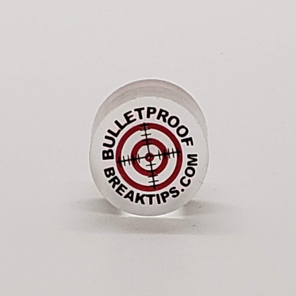 Bulletproof Break Tips, Finally, a Break/Jump tip That is Clearly Superior to All The Other Options on The Market! More Powerful Than Phenolic! Jump with Spin and Draw! Free Patch & Sticker! (5)