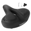 TONBUX Wide Bike Seat for for Men & Women, Comfortable Peloton Bike Seat Cushion, Large Bicycle Seat for Stationary, Exercise, Ebike, Cruiser, Mountain Bike view 1