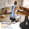 TONBUX Wide Bike Seat for for Men & Women, Comfortable Peloton Bike Seat Cushion, Large Bicycle Seat for Stationary, Exercise, Ebike, Cruiser, Mountain Bike view 3