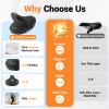 TONBUX Wide Bike Seat for Men & Women, Comfortable Peloton Bike Seat Cushion, Large Bicycle Seat for Stationary, Exercise, Ebike, Cruiser, Mountain Bike view 2