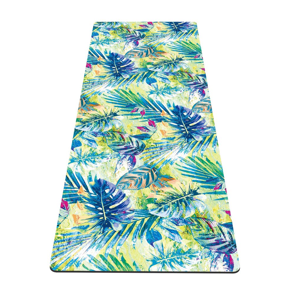 nuveti Yoga Mat Print Extra Thick TPE Non Slip Fitness Exercise Mat with Carrying Bag,72"x24" Extra Thick 6MM Exercise & Workout Mat for Yoga, Pilates Fitness and Floor Exercises