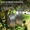 Boundless Voyage 300ml Titanium Sierra Cup Bowl with Handle Portable Lightweight for Camping Hiking A-Ti1090T view 2
