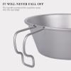 Boundless Voyage 300ml Titanium Sierra Cup Bowl with Handle Portable Lightweight for Camping Hiking A-Ti1090T view 3