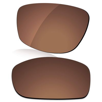 LenzReborn Polarized Lens Replacement for Oakley Gauge 8 M OO4124-57mm Sunglass - Rust Brown - Polarized